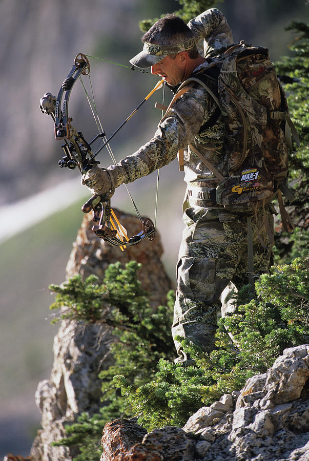 Salt Lake City Photograph - A Bow Hunter Takes Aim #1 by Bob Allen