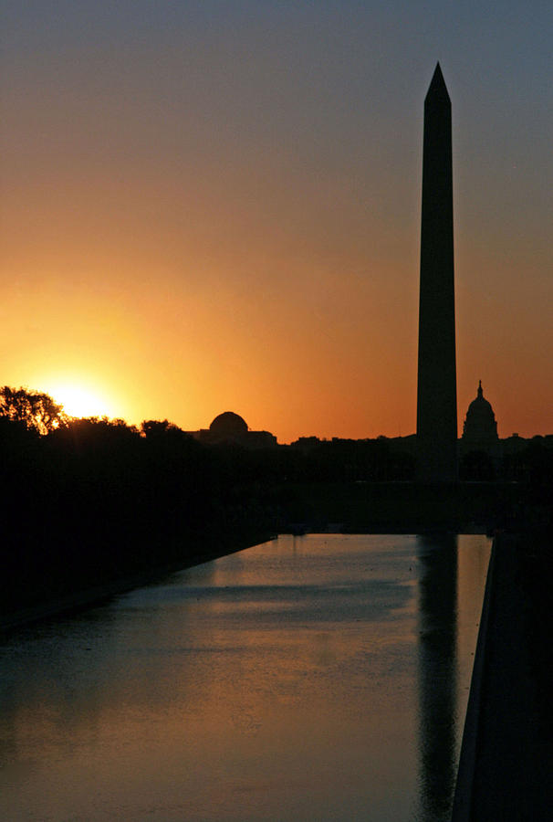 A Capitol Sunrise Photograph by Cora Wandel