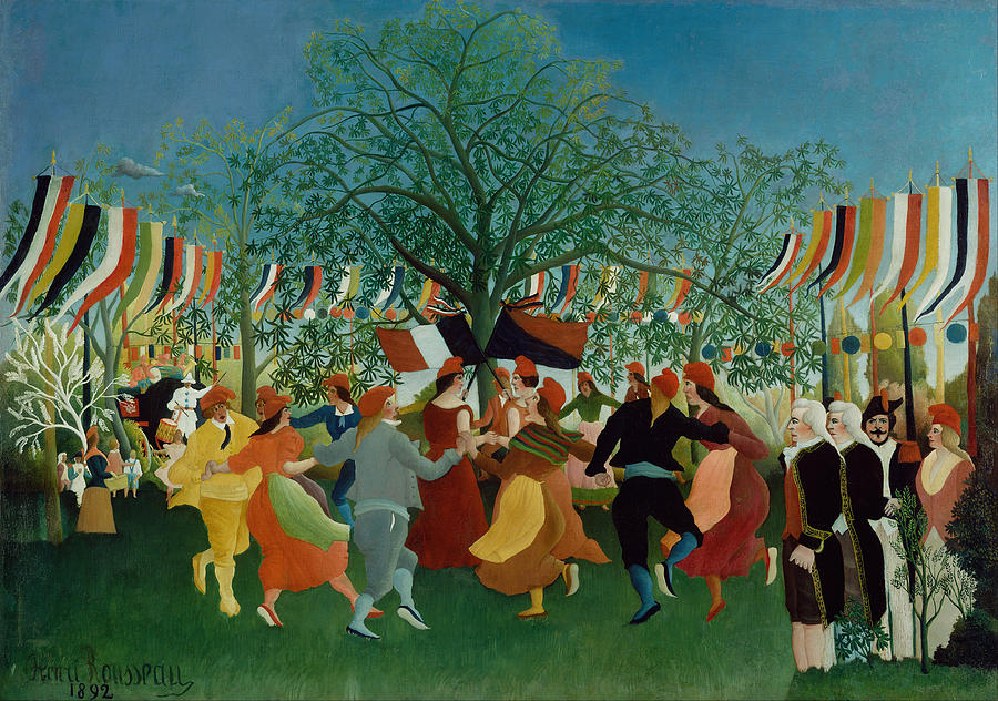 A Centennial Of Independence #1 Painting by Henri Rousseau