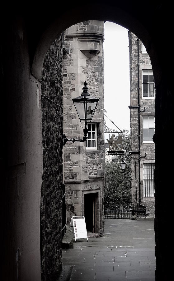 A Close In Edinburgh Scotland Photograph