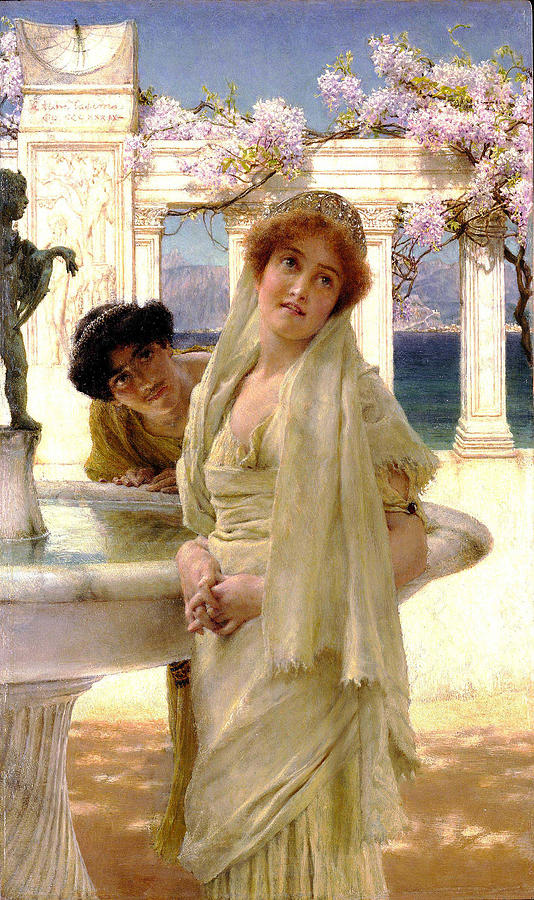 Greek Digital Art - A Difference of Opinion #2 by Sir Lawrence Alma Tadema
