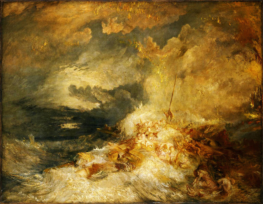 A Disaster at Sea #1 Painting by Celestial Images
