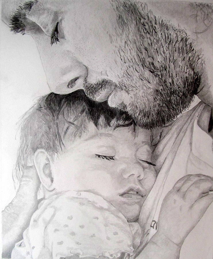 Father Daughter Heart Touching Drawing How To Draw Father And Sexiz Pix