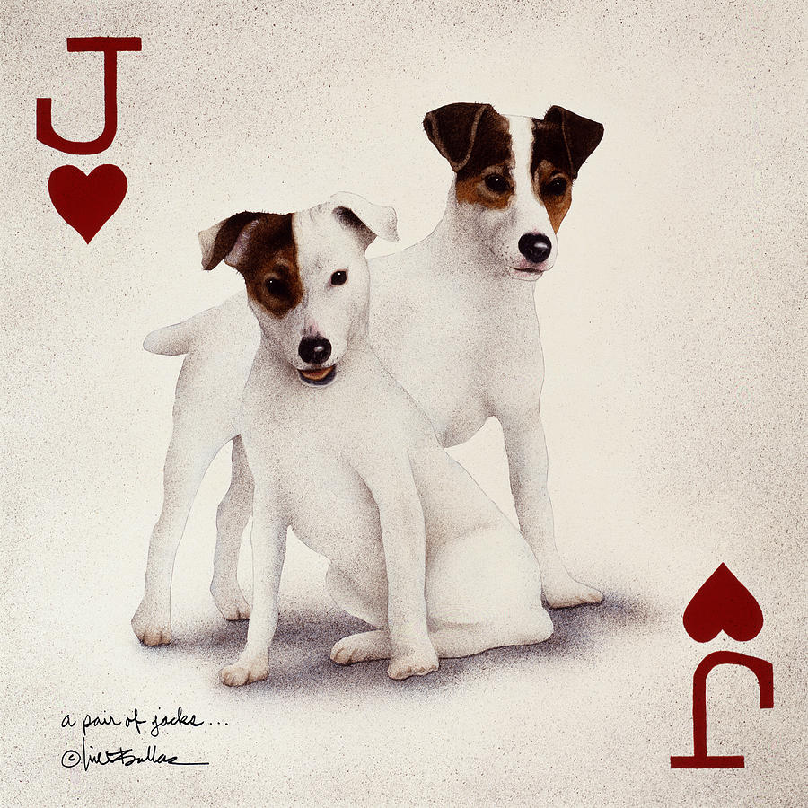 A pair of jacks... #3 Painting by Will Bullas