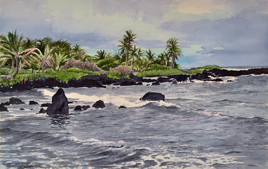 Beach Painting - A Pele by Thomas Stratton Beach Painting - A Pele by Thomas Stratton