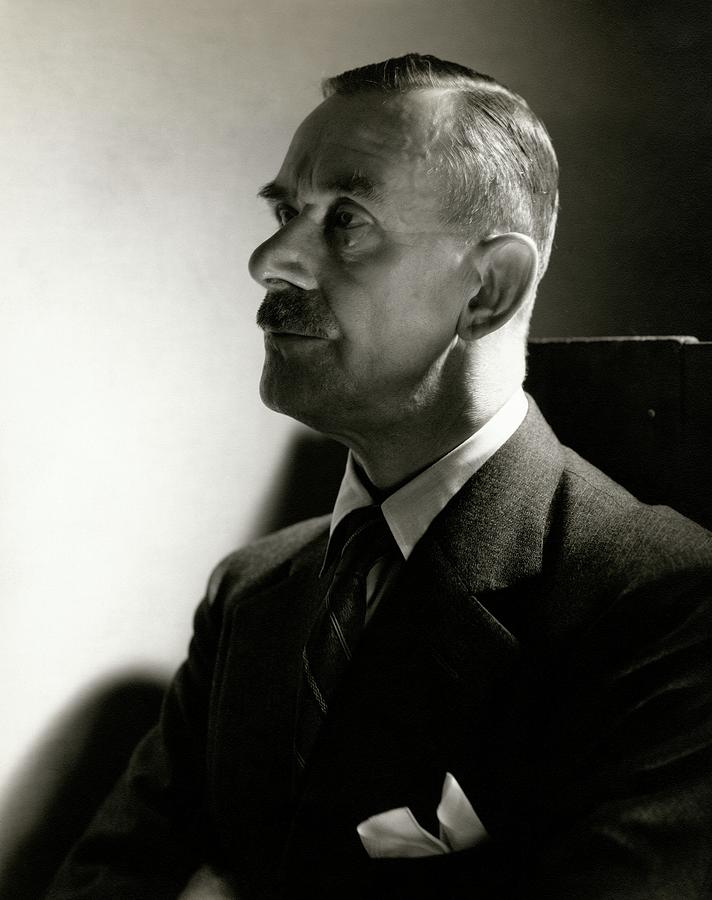 A Portrait Of Thomas Mann Photograph by Edward Steichen