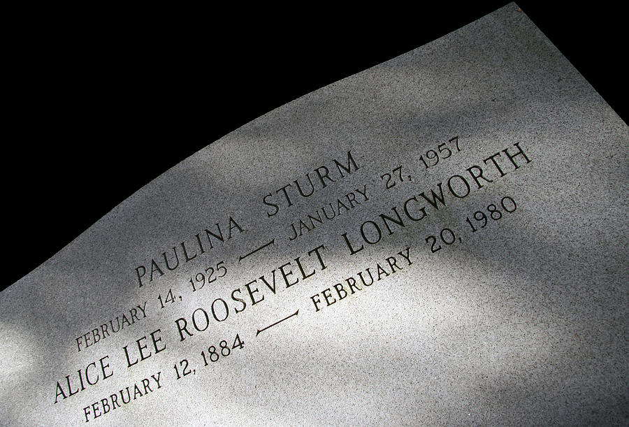 A Shared Tombstone Photograph by Cora Wandel