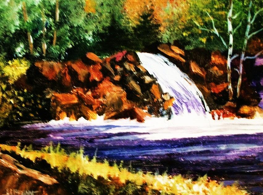 A Spout in the Forest Painting by Al Brown