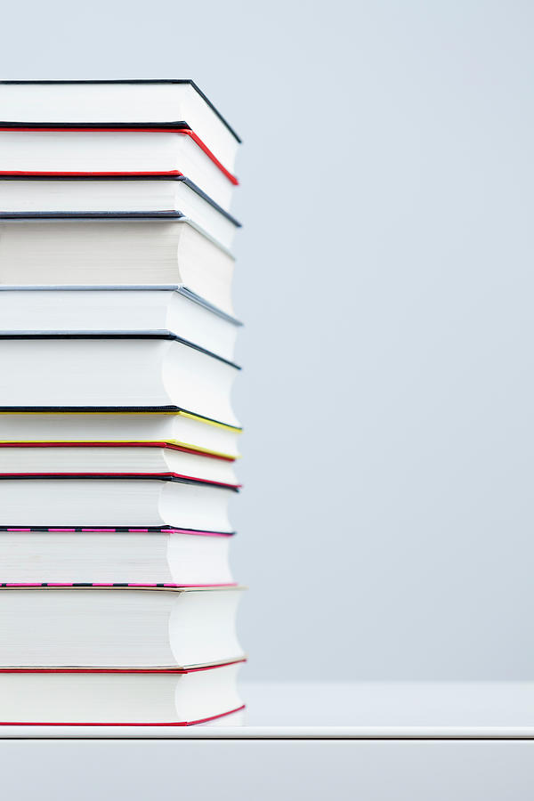A Stack Of Books Photograph by Jorg Greuel
