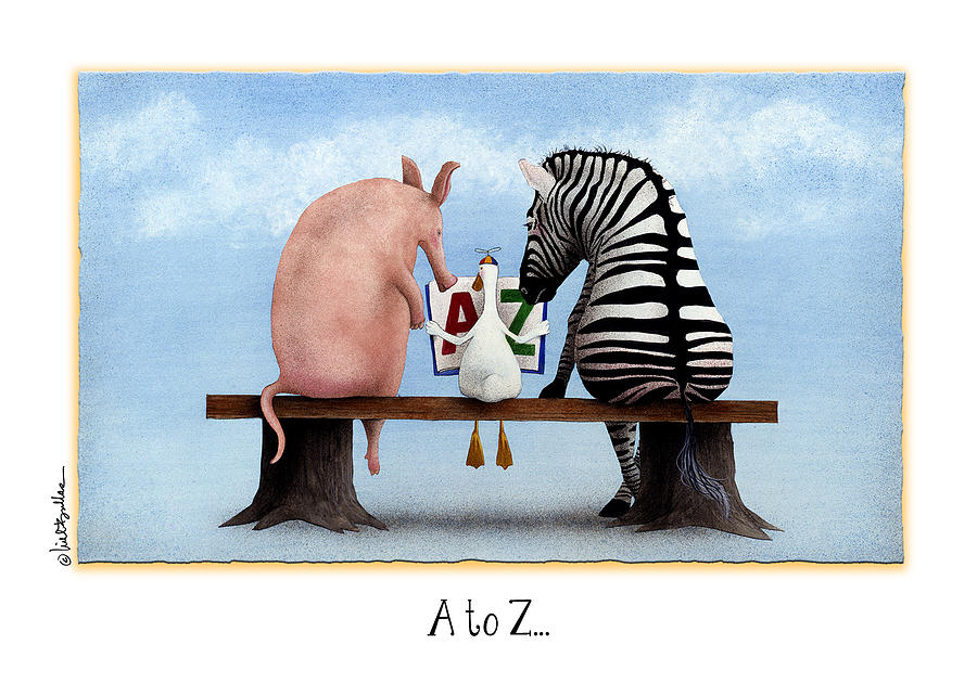 Animal Painting - A to Z... #2 by Will Bullas