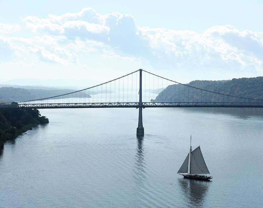 A View From The Hudson River Walkway #1 Photograph by Christian Heeb A View From The Hudson River Walkway #1 Photograph by Christian Heeb
