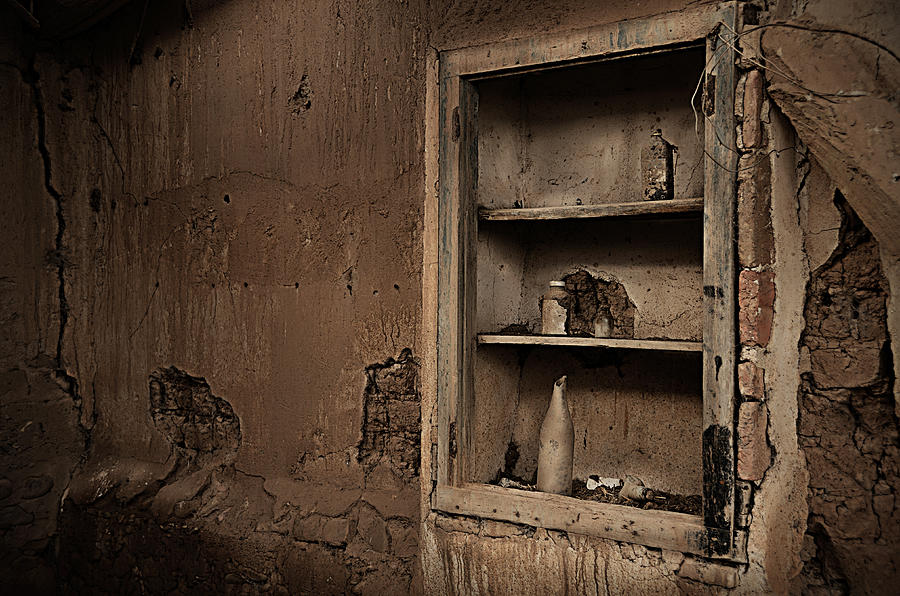 Vintage Photograph - Abandoned kitchen cabinet #1 by RicardMN Photography