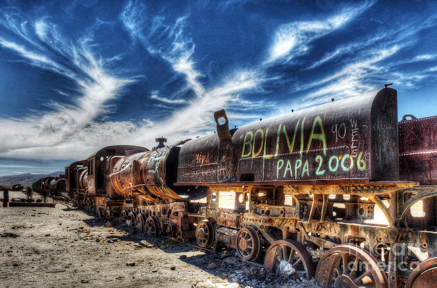Abandoned Train Uyuni Bolivia #1 Photograph by Colin Woods