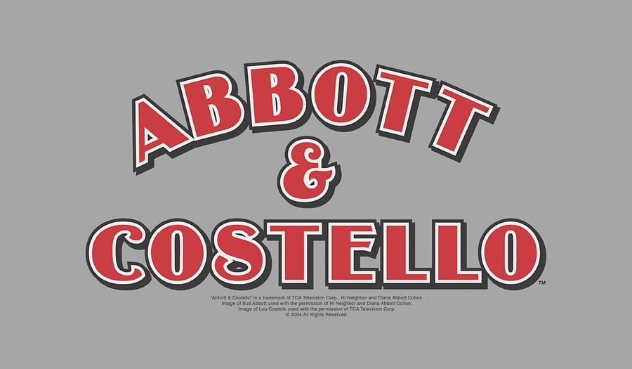 Abbott Digital Art - Abbott And Costello - Logo #1 by Brand A