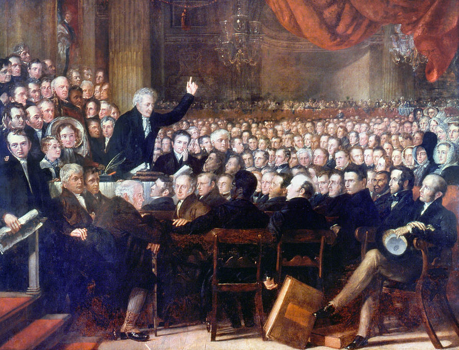 Abolition Convention, 1840 #1 Painting by Granger