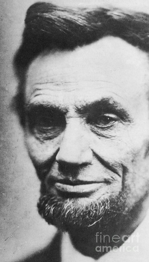 Abraham Lincoln Photograph - Abraham Lincoln, the sixteenth President of the United States of America by American School