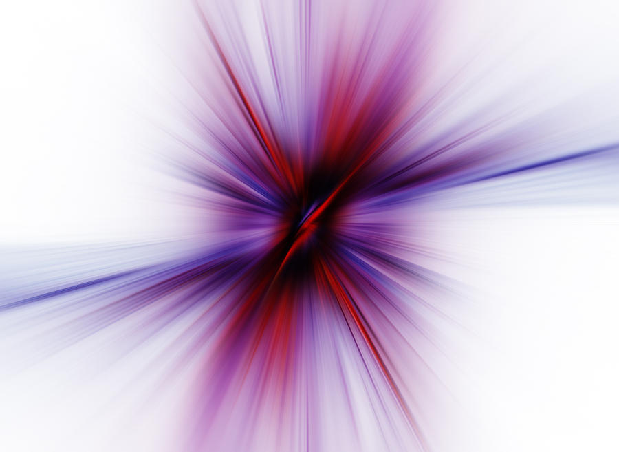 Abstract Digital Art - Abstract blast #1 by Kirsty Pargeter