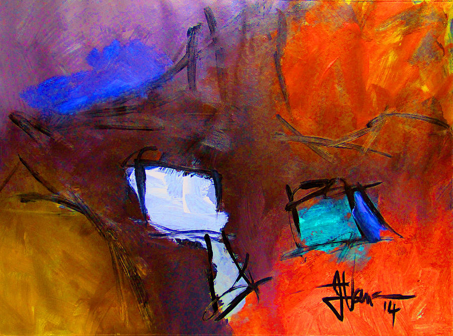 Abstract March 2 2014 #1 Mixed Media by Jim Vance