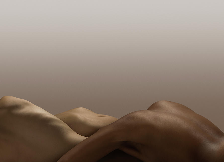 Abstract Nude Bodies, Different Skin #1 Photograph by Jonathan Knowles