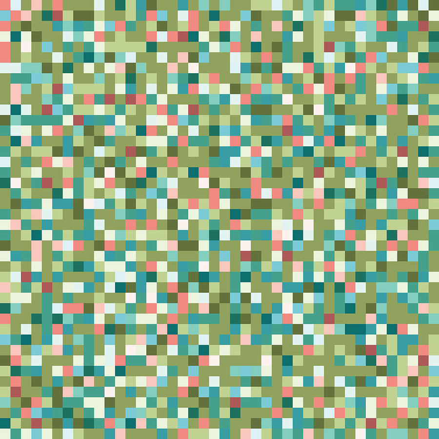 Abstract Pixels #1 Digital Art by Mike Taylor