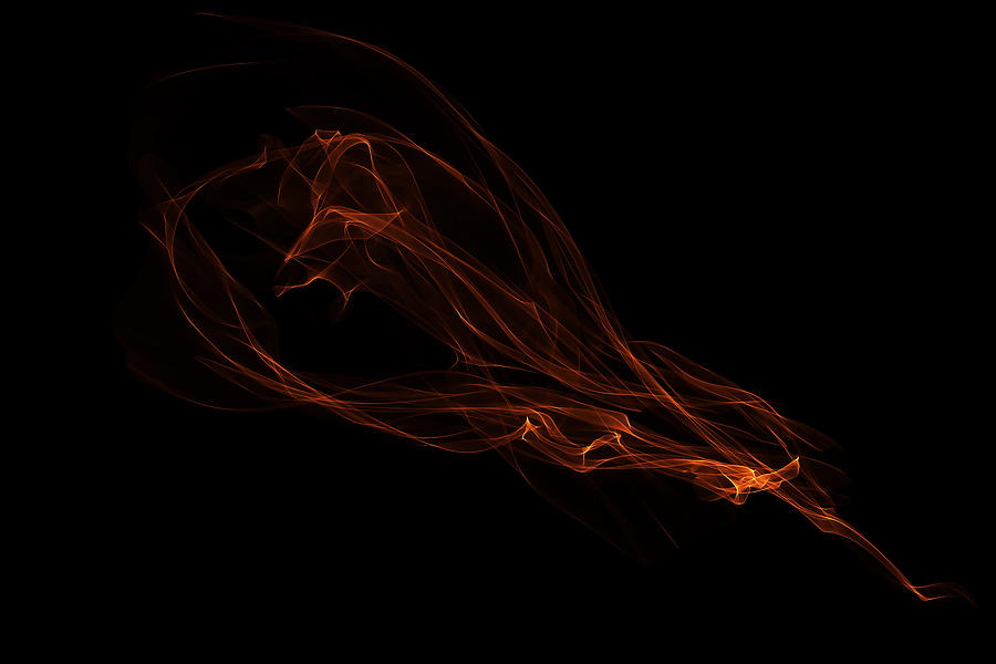 Abstract Ribbon Flame Digital Art by Aleksey Odintsov - Fine Art America