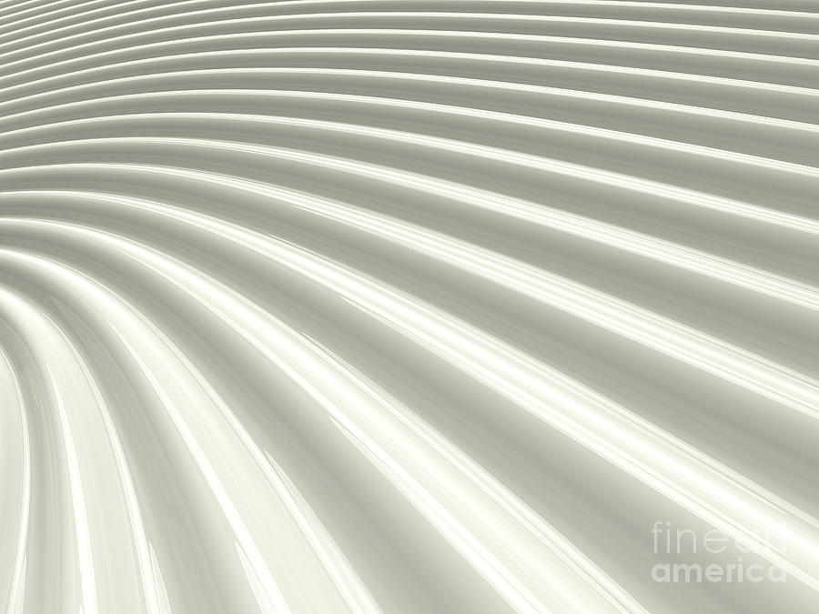 Abstract Shiny White Wave Pattern Background Illustration Digital Art