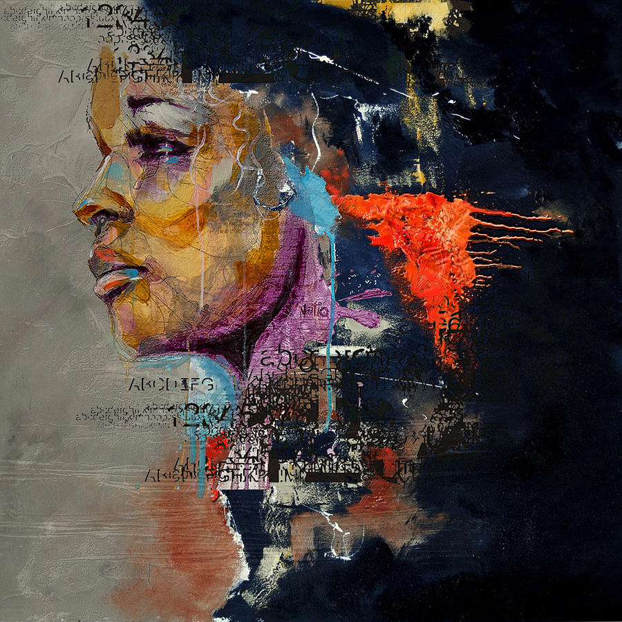 Abstract Women 015 #1 Painting by Corporate Art Task Force