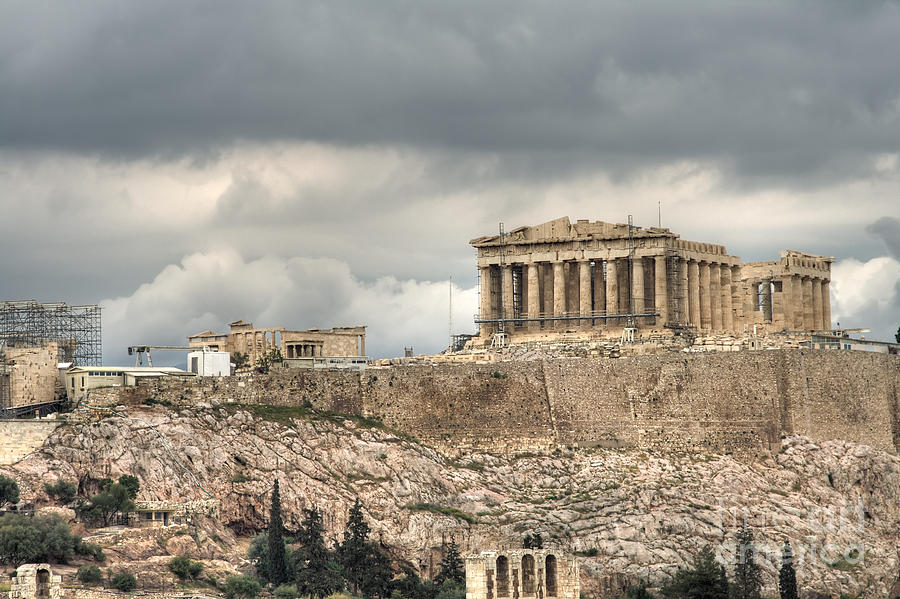 Acropolis Photograph by Gabriela Insuratelu - Fine Art America