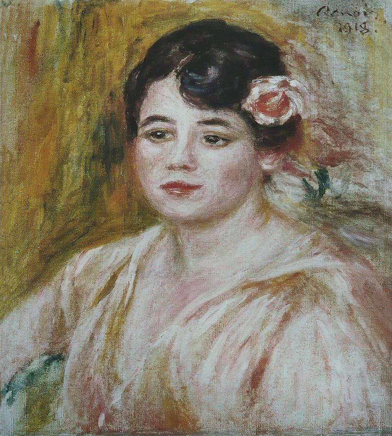 Pierre Auguste Renoir Painting - Adele Besson #1 by Celestial Images