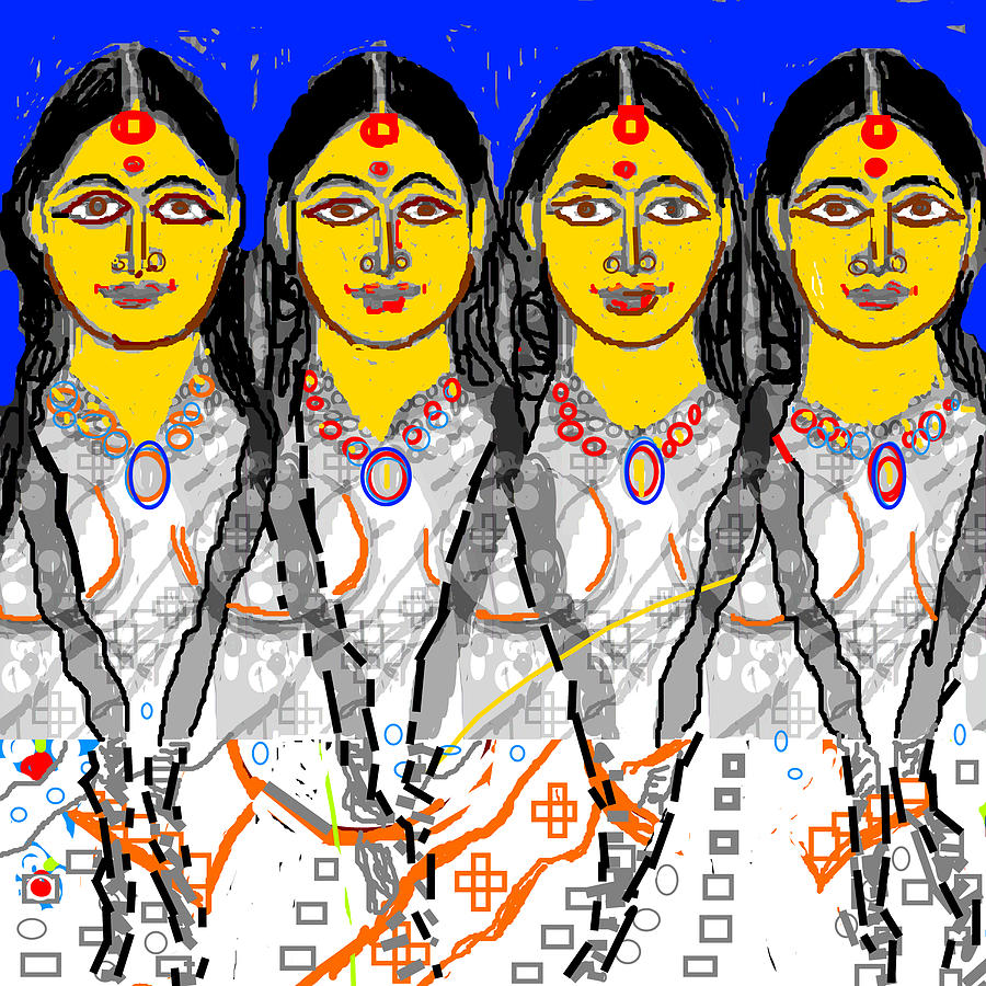 Adi Shakti #2 Digital Art by Anand Swaroop Manchiraju