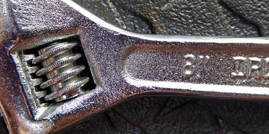 Adjustable Wrench Q #1 Photograph by Laurie Tsemak