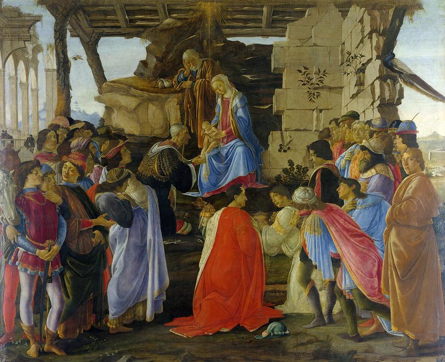 Sandro Botticelli Painting - Adoration of the Magi #2 by Sandro Botticelli
