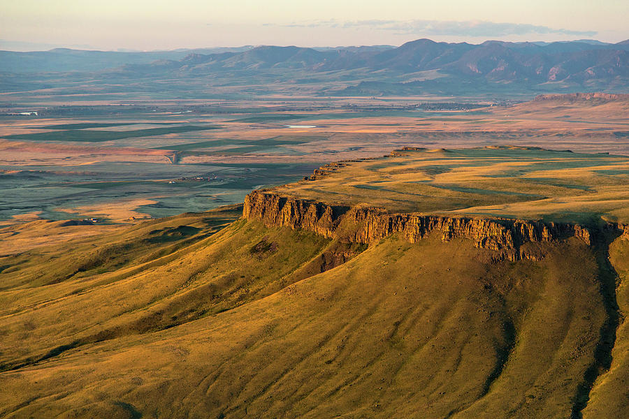 Aerial Of Square Butte Near Great Photograph by Chuck Haney Pixels