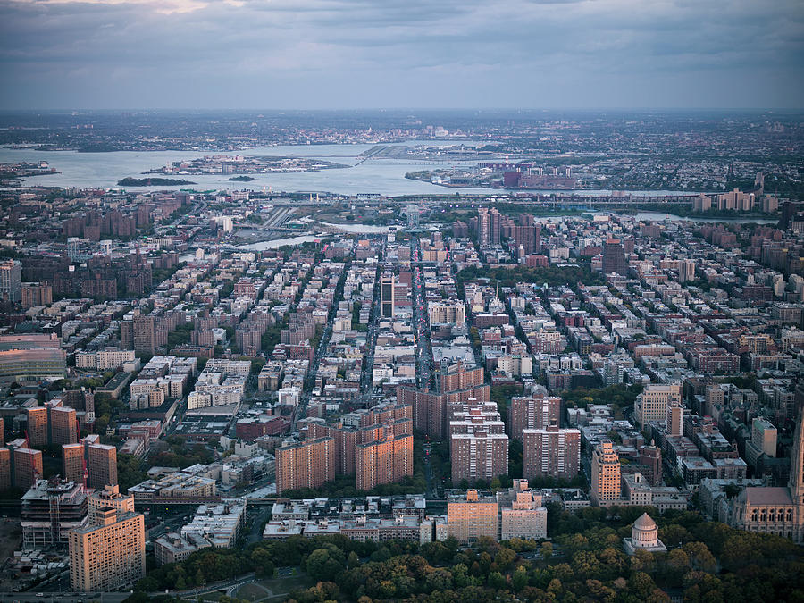 Aerial Photography Of Suburbs, Ny #1 Photograph by Michael H