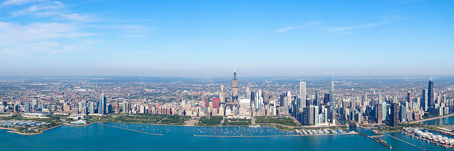 Aerial View Of A Cityscape, Trump #1 Photograph by Panoramic Images