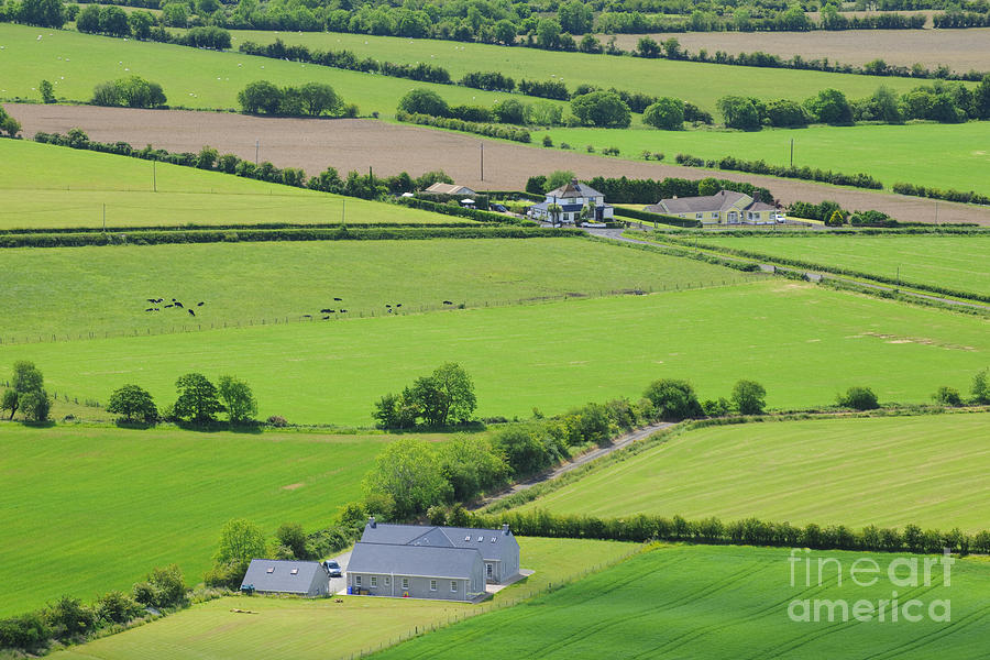 Aerial View Of Ballywildrick, Ireland #1 Photograph by John Shaw