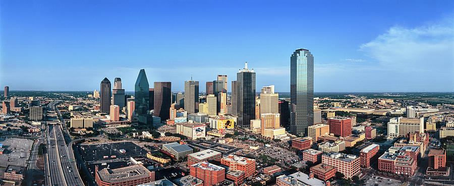 Aerial View Of The Cityscape, Dallas #1 Photograph by Panoramic Images