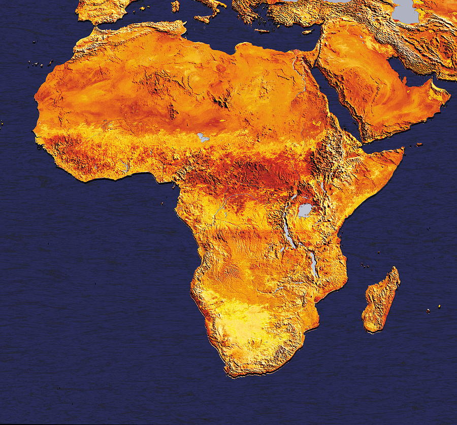 Africa Photograph By Dynamic Earth Imaging Science Photo Library 