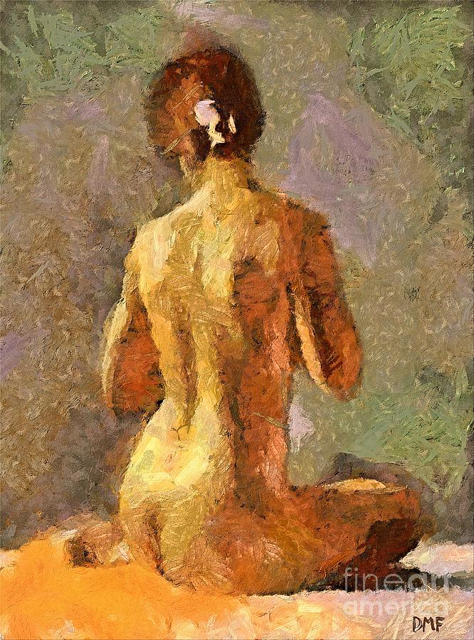 Impressionism Painting - After a bath #2 by Dragica  Micki Fortuna