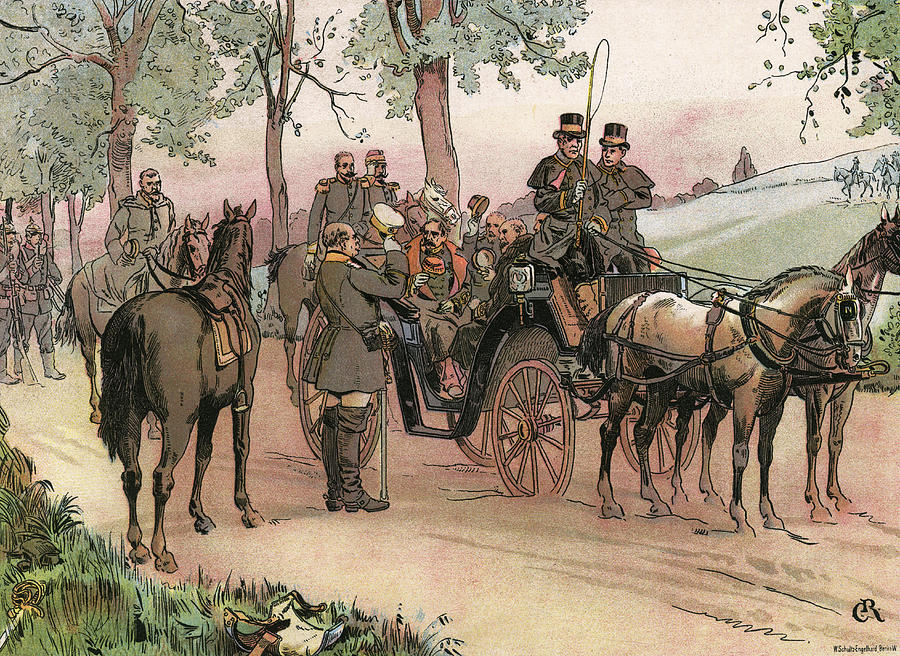 After The Battle Of Sedan, A Drawing by Mary Evans Picture Library ...