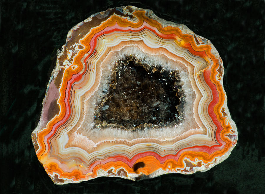Agate Geode #1 Photograph by Millard H. Sharp