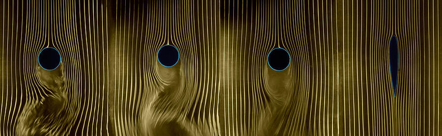 Air Flow Patterns Around Objects #1 Photograph by Science Source