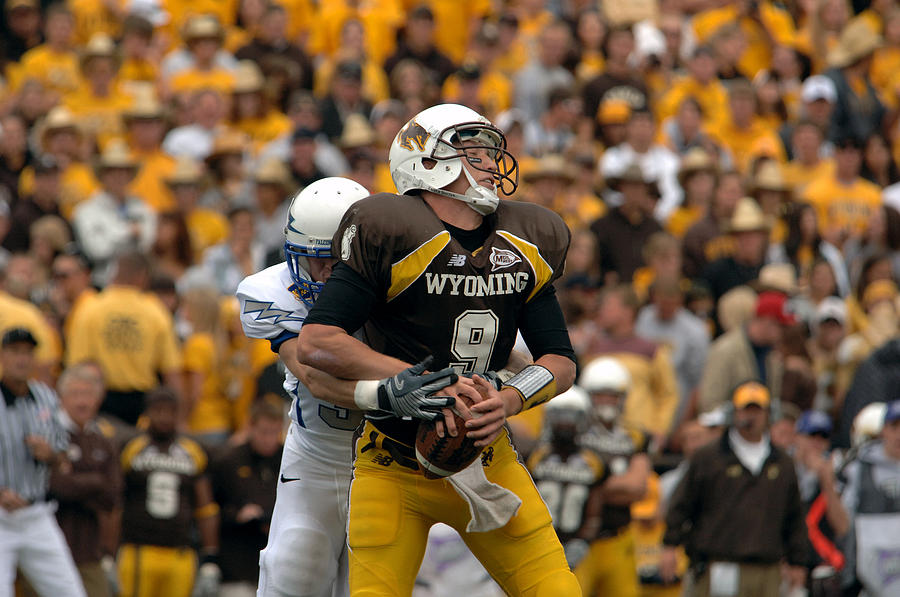Football Photograph - Air Force versus Wyoming #1 by Mountain Dreams