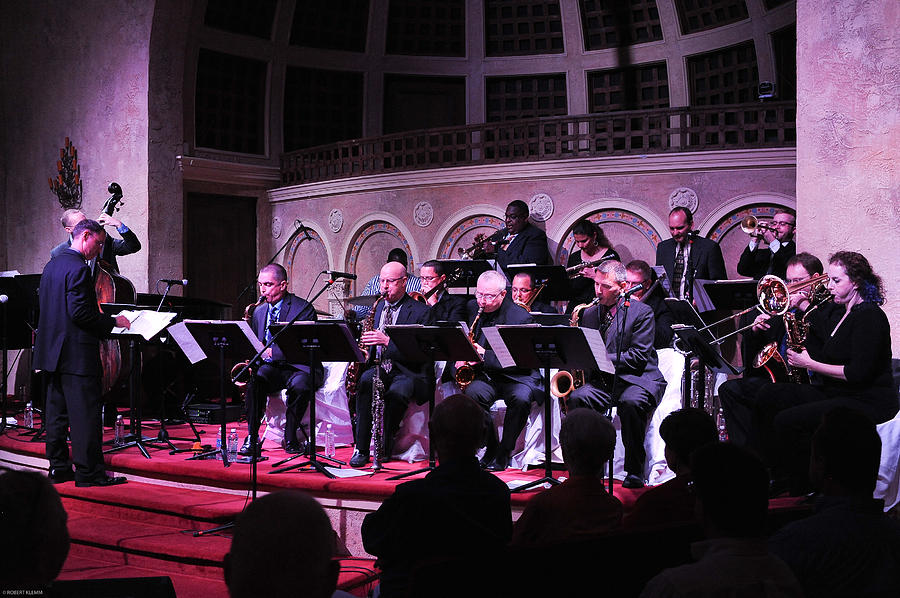 Alan Baylock Jazz Orchestra In Concert Photograph by Robert Klemm