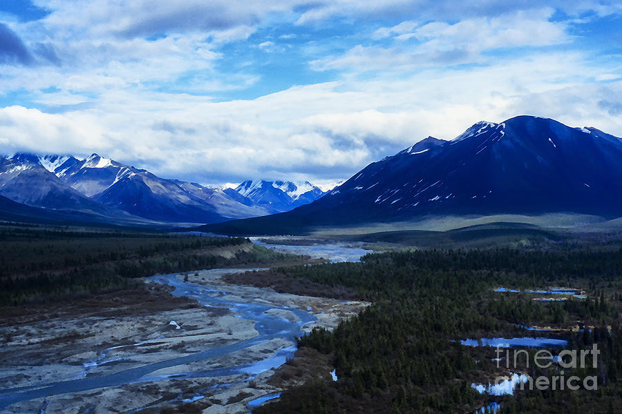 Alaska Mountain Range #1 Photograph by Thomas R Fletcher