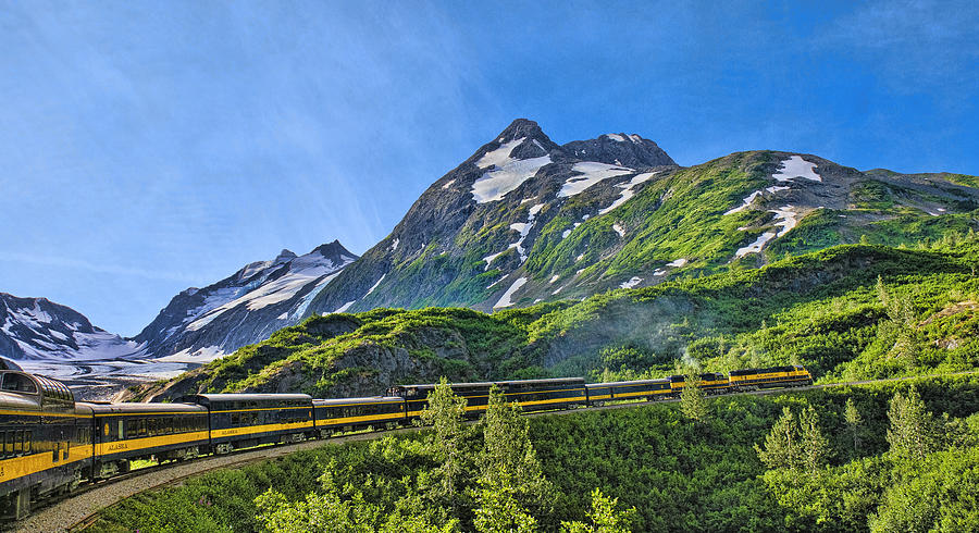 Alaska Railroad to Denali #1 Photograph by Betty Eich