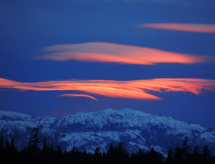 Sunset Photograph - Alaska sunset #1 by Karen Horn