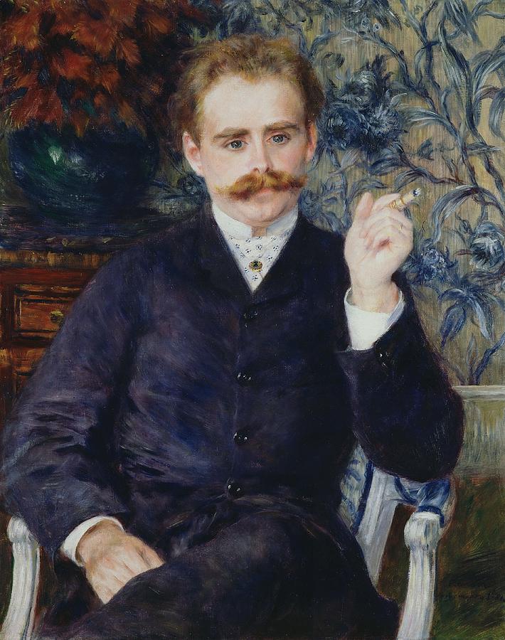 Pierre Auguste Renoir Painting - Albert Cahen dAnvers #1 by Celestial Images