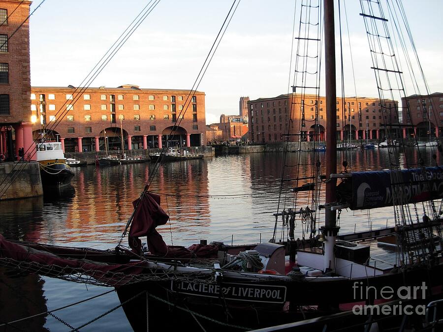 Albert Dock View 2 Photograph by Joan-Violet Stretch
