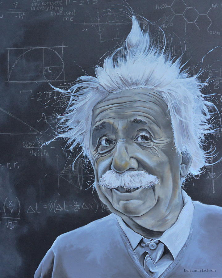 Albert Einstein Painting - Albert Einstein #1 by Ben Jackson